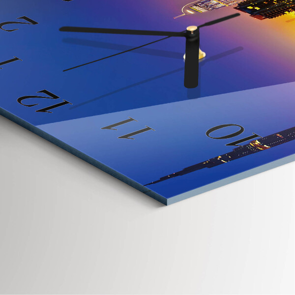 Reloj de vidrio Horizonte Dubái
