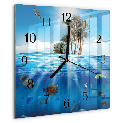 Reloj de vidrio Isla de los Peces