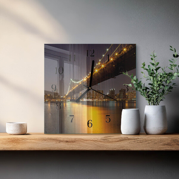 Reloj de vidrio Puente del horizonte