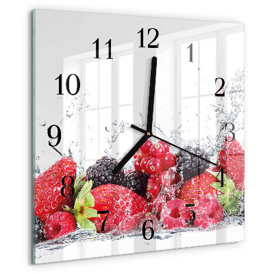 Reloj de vidrio Fruta