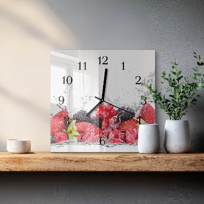 Reloj de vidrio Fruta