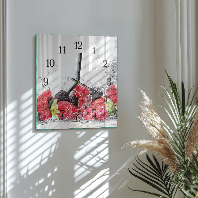 Reloj de vidrio Fruta