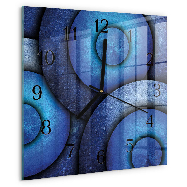 Reloj de vidrio El arte de los círculos