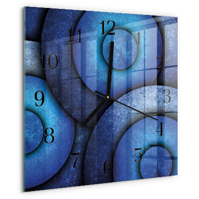 Reloj de vidrio El arte de los círculos