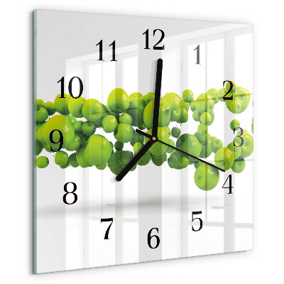 Reloj de vidrio Manzanas