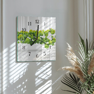 Reloj de vidrio Manzanas