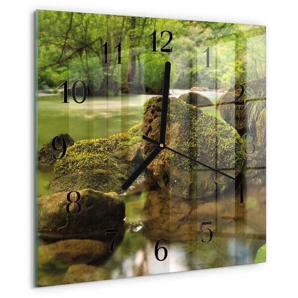 Reloj de vidrio Paisaje fluvial