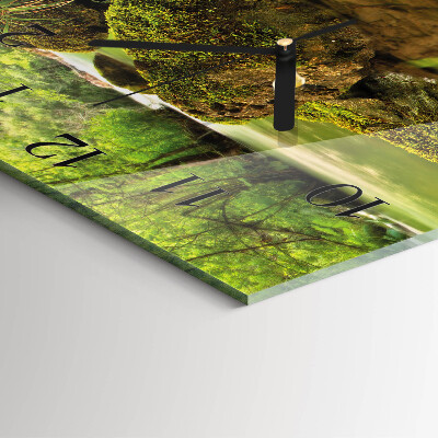 Reloj de vidrio Paisaje fluvial