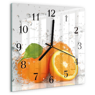 Reloj de vidrio Naranjas
