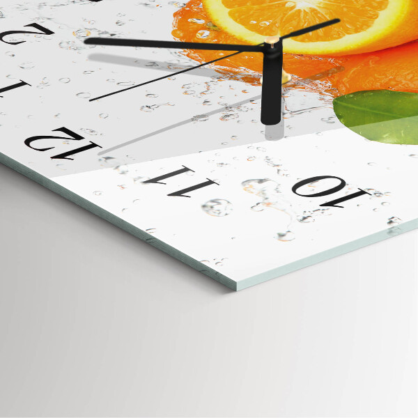 Reloj de vidrio Naranjas
