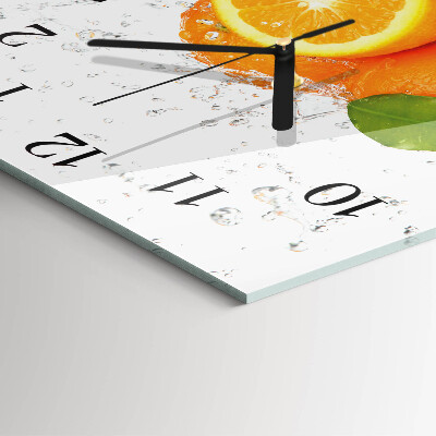 Reloj de vidrio Naranjas