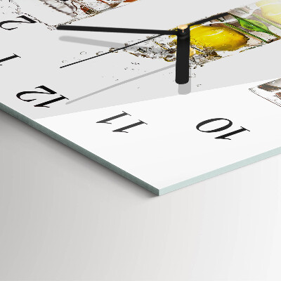 Reloj de vidrio Vasos de fruta