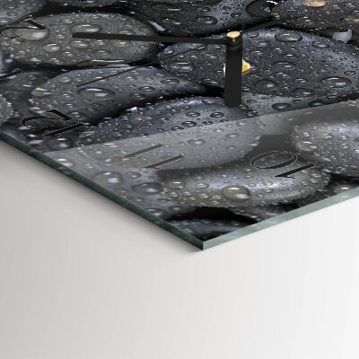 Reloj de vidrio Piedras Agua