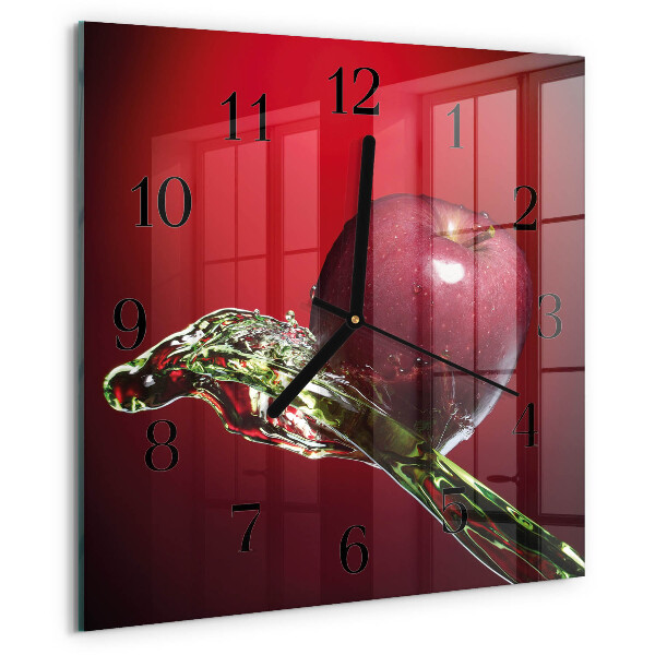 Reloj de vidrio Manzana