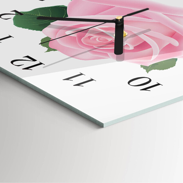 Reloj de vidrio Rosa