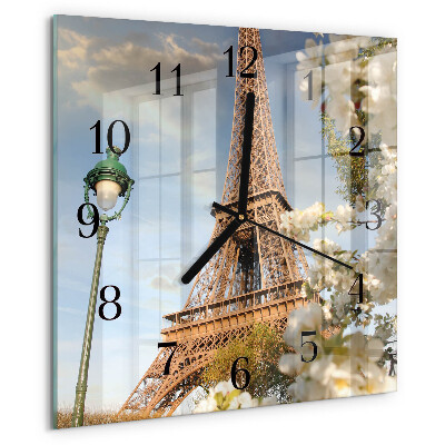 Reloj de vidrio Torre Eiffel de París
