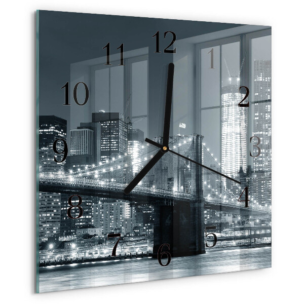Reloj de vidrio Puente horizontal