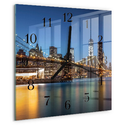Reloj de vidrio Puente horizontal
