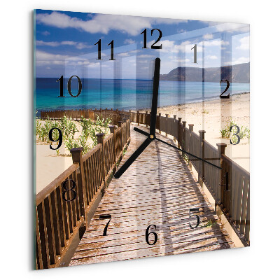 Reloj de vidrio Playa Mar