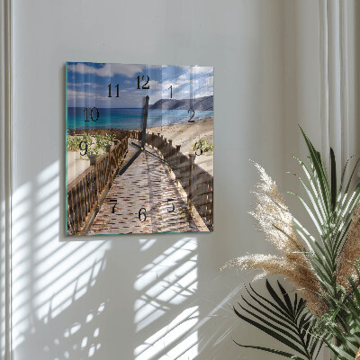 Reloj de vidrio Playa Mar