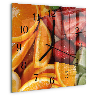 Reloj de vidrio Fruta