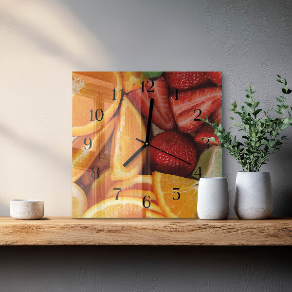 Reloj de vidrio Fruta