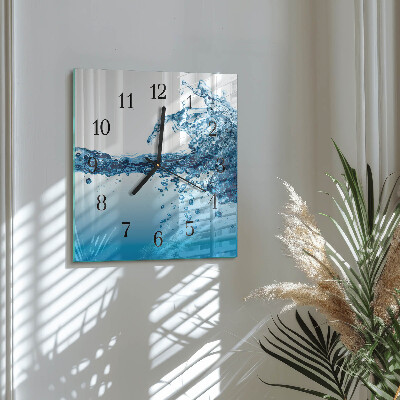 Reloj de vidrio Agua