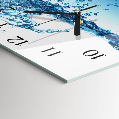 Reloj de vidrio Agua