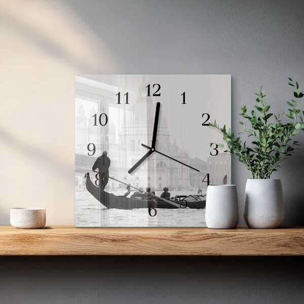 Reloj de vidrio El barco veneciano