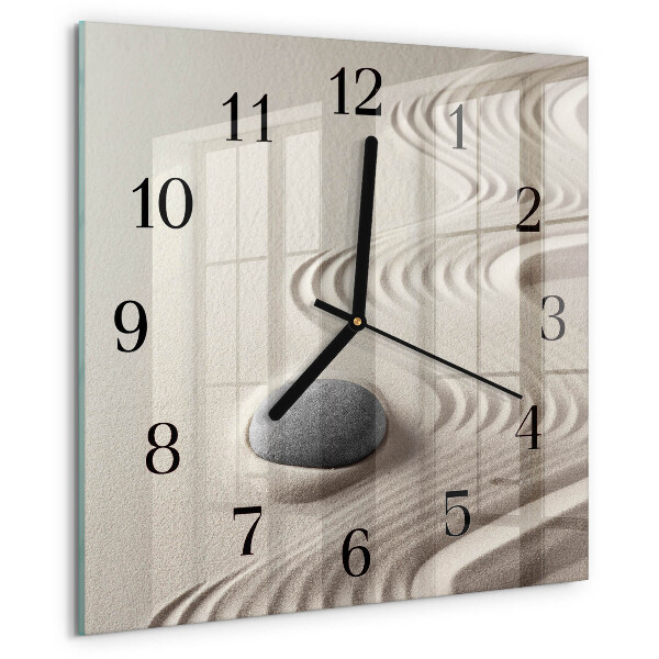 Reloj de vidrio Arena de piedra