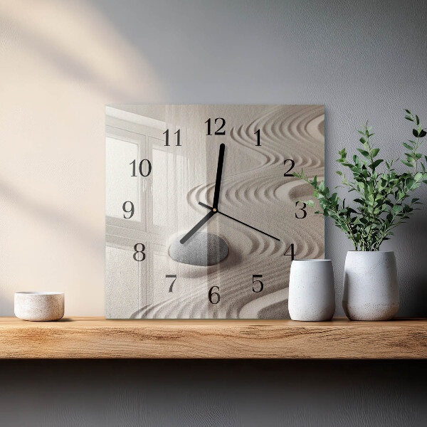 Reloj de vidrio Arena de piedra