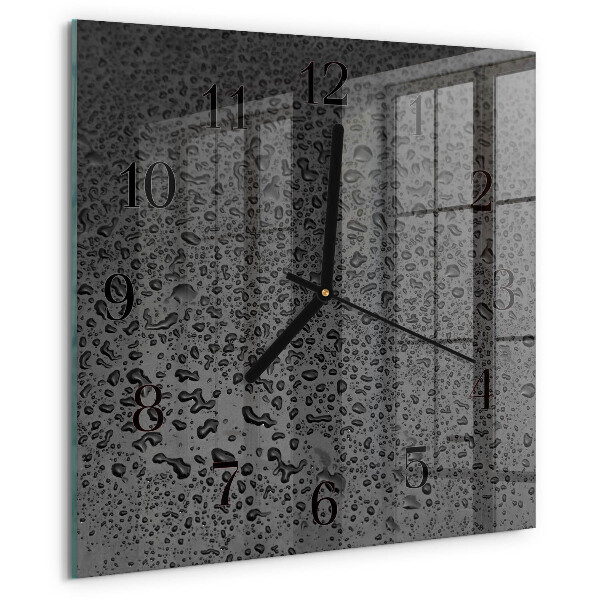 Reloj de vidrio Gotas de agua