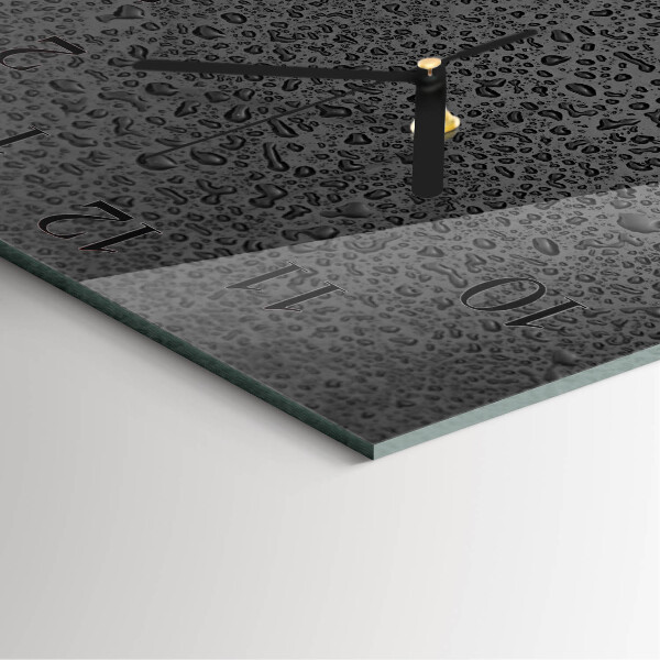 Reloj de vidrio Gotas de agua