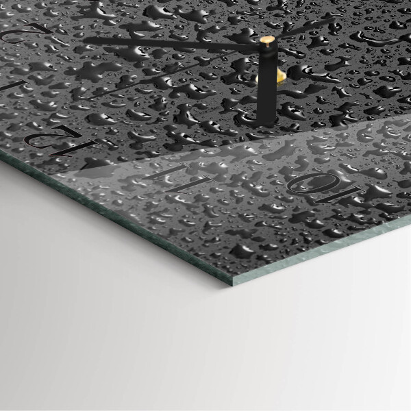 Reloj de vidrio Gotas de agua