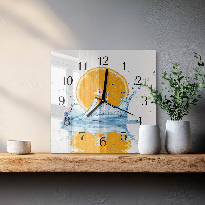 Reloj de vidrio Agua de naranja
