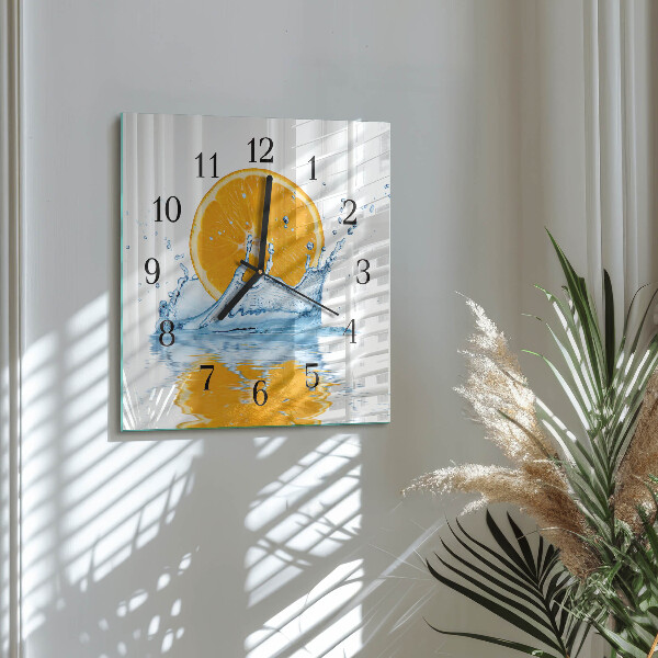 Reloj de vidrio Agua de naranja