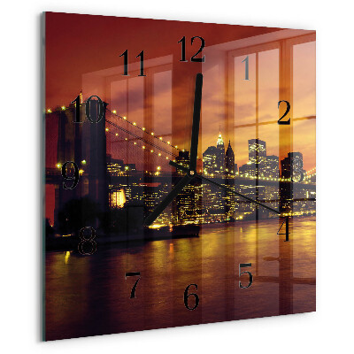 Reloj de vidrio Puente horizontal