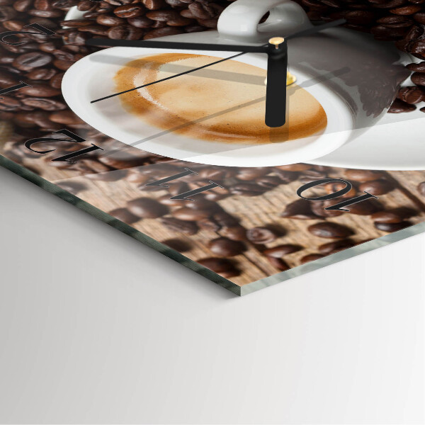 Reloj de vidrio Taza de café