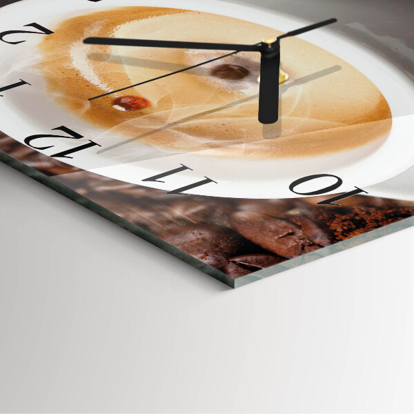 Reloj de vidrio Taza de café