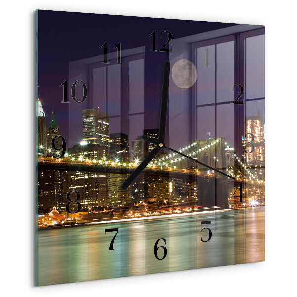 Reloj de vidrio Puente horizontal