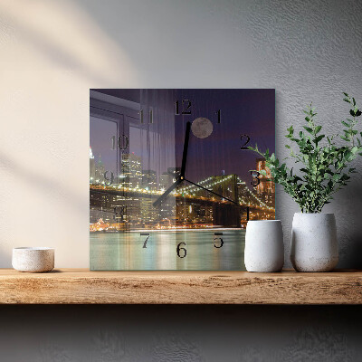 Reloj de vidrio Puente horizontal