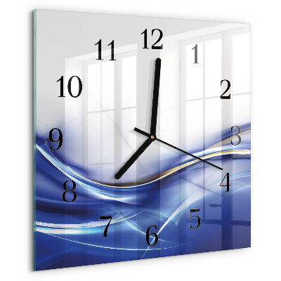 Reloj de vidrio Líneas abstractas