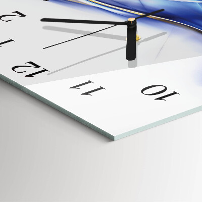 Reloj de vidrio Líneas abstractas