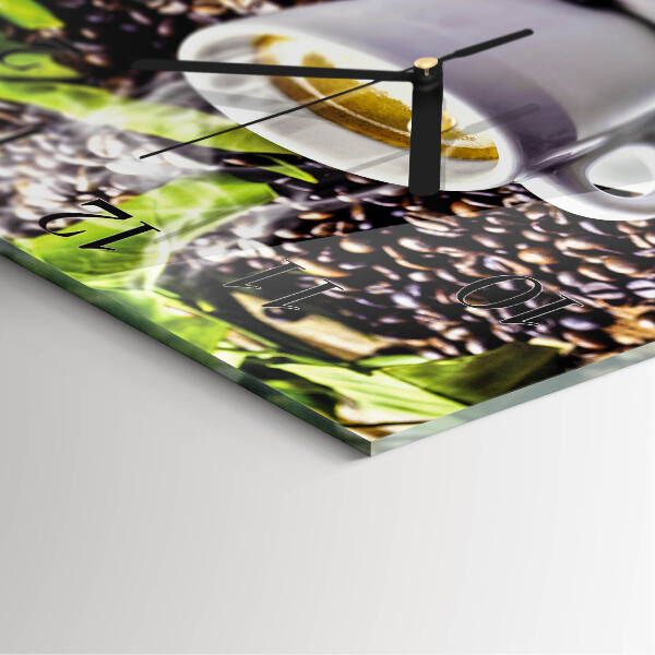 Reloj de vidrio Taza de café