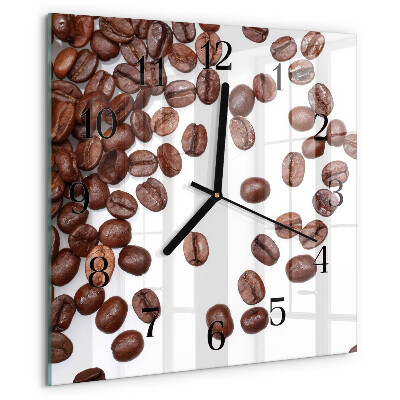 Reloj de vidrio Granos de café