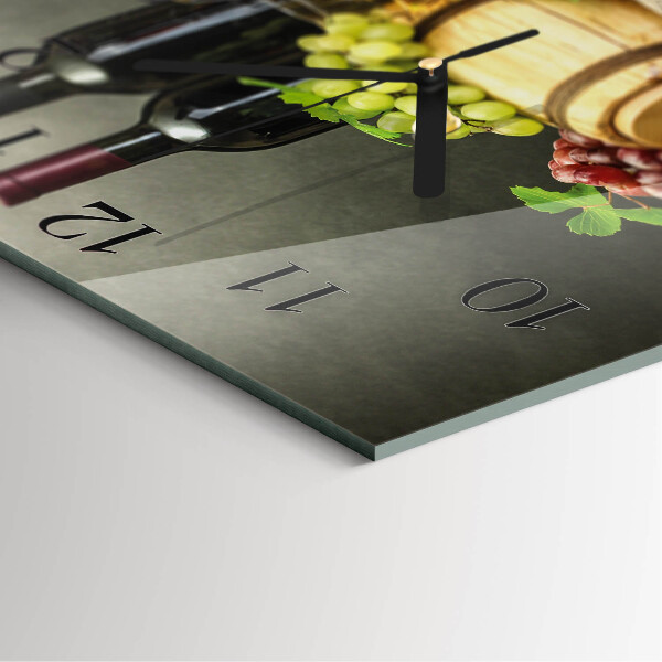Reloj de vidrio Uvas para vino