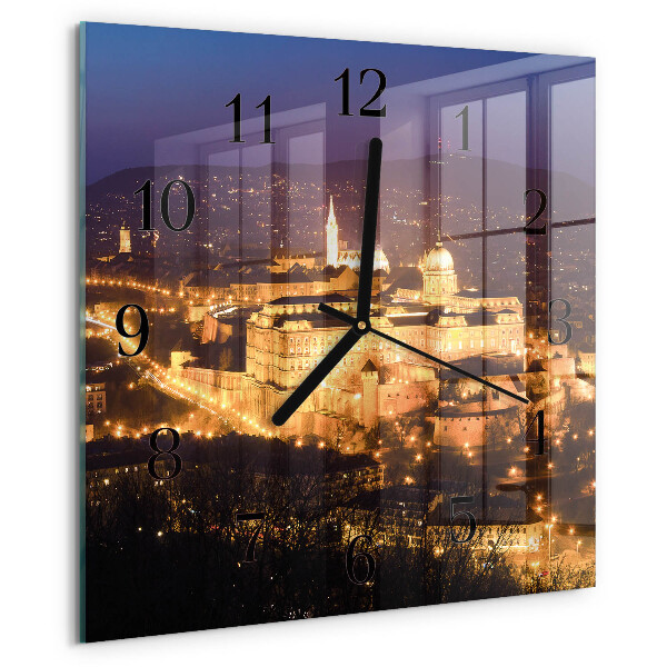 Reloj de vidrio Ciudad de Budapest