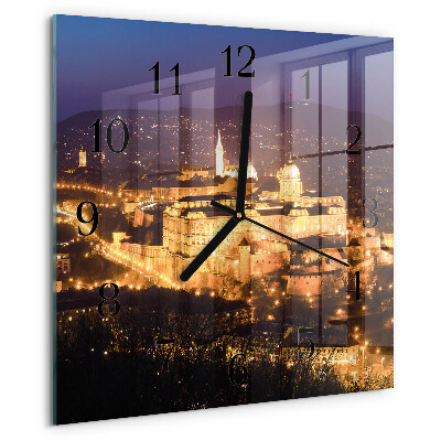 Reloj de vidrio Ciudad de Budapest