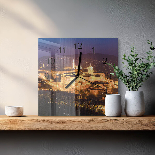 Reloj de vidrio Ciudad de Budapest