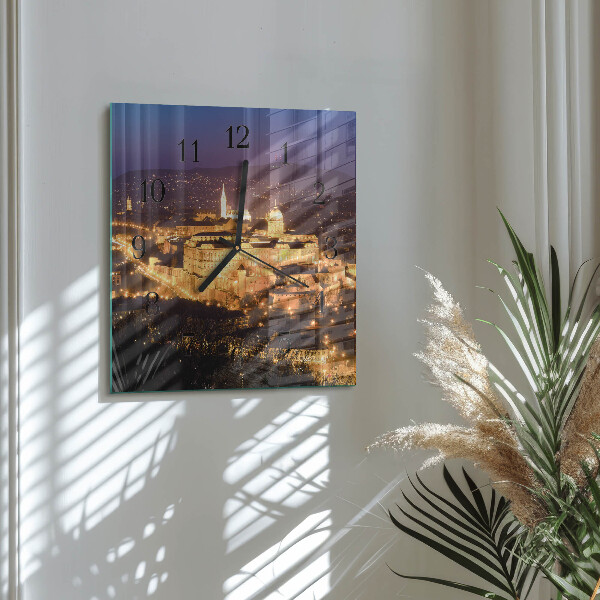 Reloj de vidrio Ciudad de Budapest